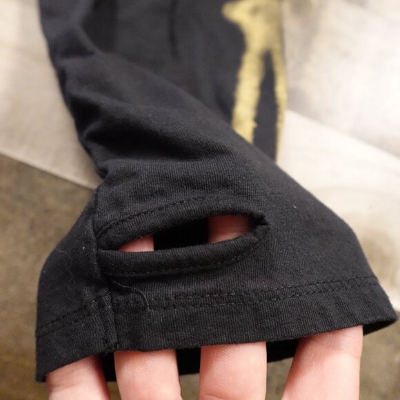 Social Collision Skeleton Graphic Long Sleeve T-Shirt Dress Girls Plus Size 2 - Picture 9 of 10